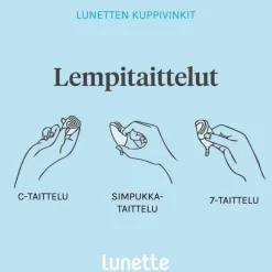 Lunette Kuukautiskuppi Sininen