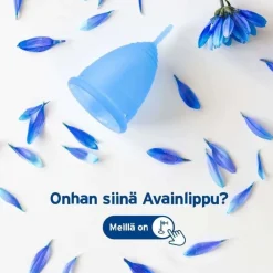 Lunette Kuukautiskuppi Sininen