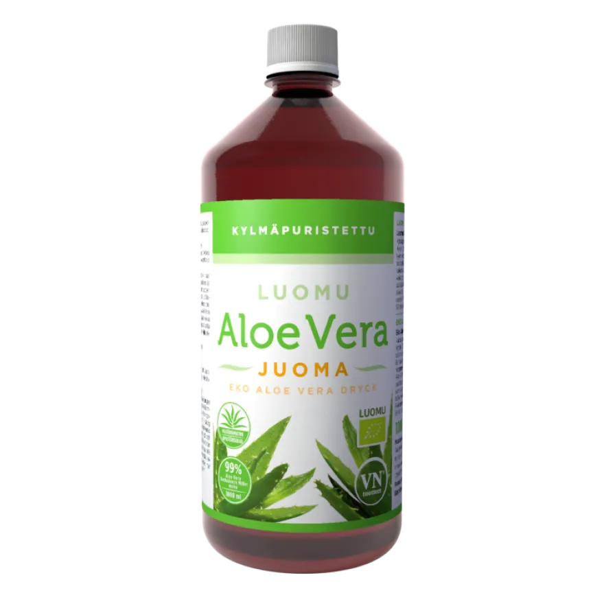 Luomu Kylmäpuristettu Aloe Vera Juoma