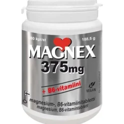 Magnex 375 mg + B6-vitamiini