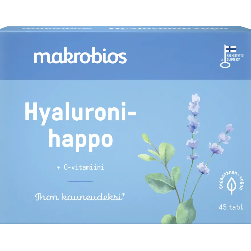Makrobios Hyaluronihappo + C-vitamiini