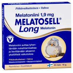 Melatosell Long Melatoniini 1,9 mg