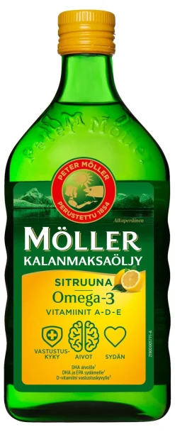 Möller Kalanmaksaöljy sitruuna