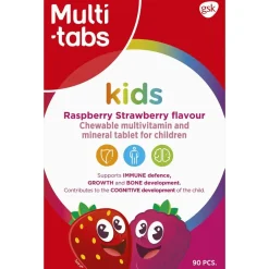 Multi-tabs Kids Vadelma-Mansikka