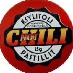 Narskuttelu Tasku Ksylitolipastilli Hot Chili