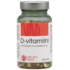 Natura Media D-vitamiini 100 mikrog