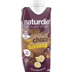 Naturdiet Shake Suklaa-banaani 12-pack