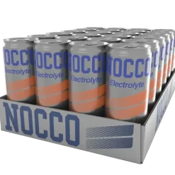 NOCCO Electrolyte Blood Orange Energiajuoma 24-pack