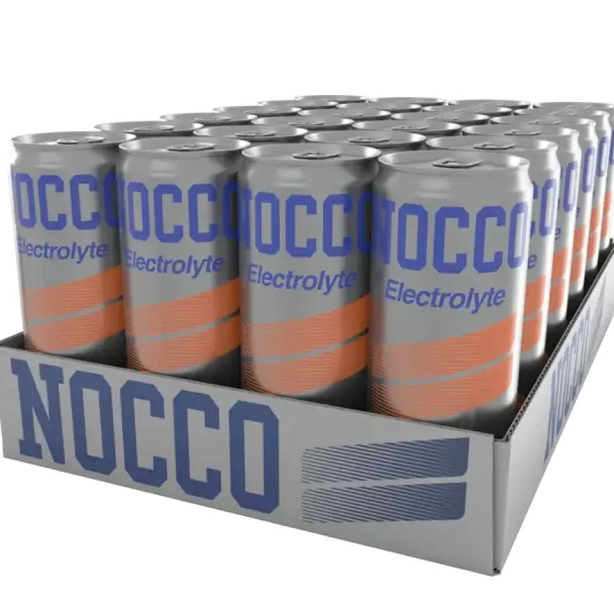 NOCCO Electrolyte Blood Orange Energiajuoma 24-pack