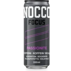NOCCO FOCUS Passionite Energiajuoma 24-pack