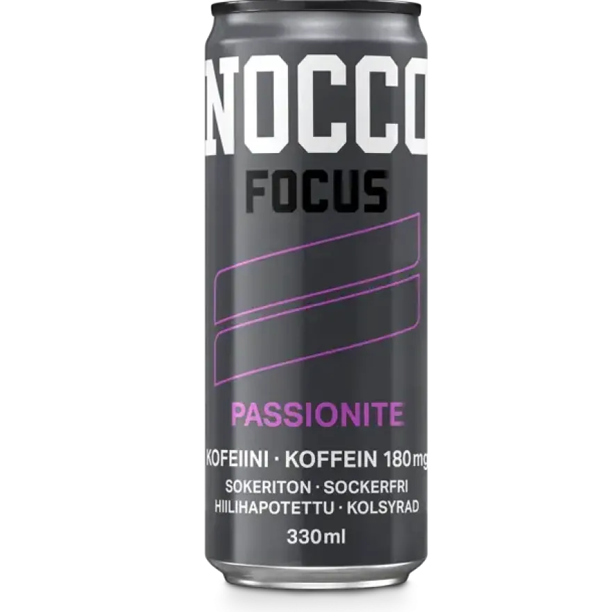 NOCCO FOCUS Passionite Energiajuoma 24-pack