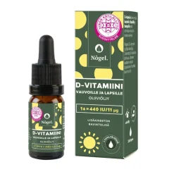 Nogel D3-vitamiini Vauvoille ja Lapsille