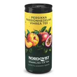 Nordqvist Sparkling Ice Tea Persikka-Passion-Vihreä tee