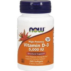Now Foods D3-vitamiini 125 mikrog