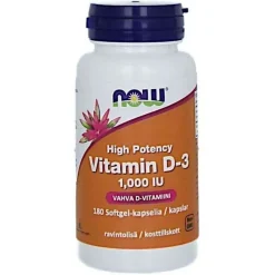 Now Foods D3-vitamiini 25 mikrog