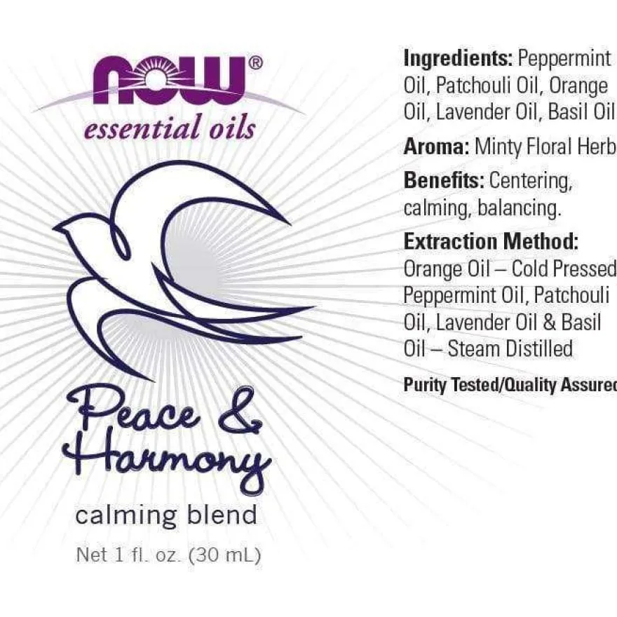 Now Foods Peace & Harmony Oil Blend