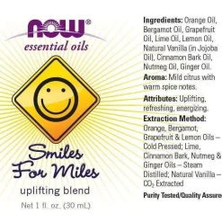 Now Foods Smiles For Miles Oil Blend