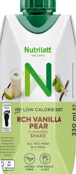 Nutrilett VLCD Vanilla Pear 12-pack (Parasta ennen 13.11.2026)