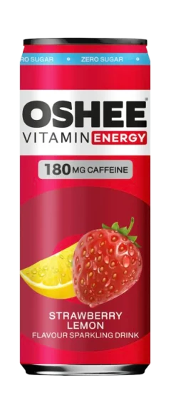 OSHEE Energy Drink Strawberry & Lemon Zero