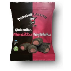 Porvoon Lakritsi Gluteeniton Mansikkalaku
