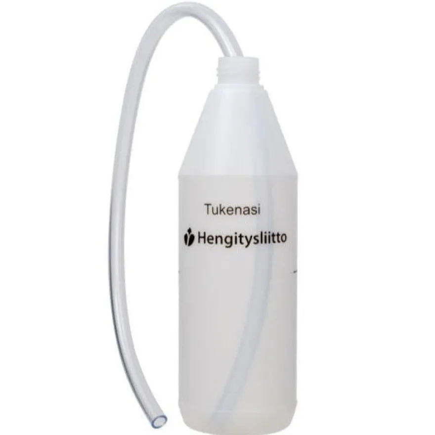 Puhalluspullo letkulla