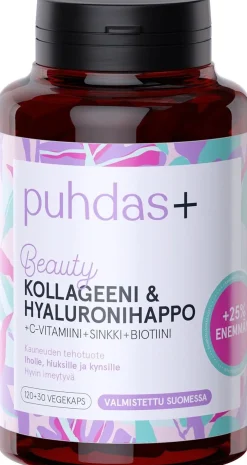 Puhdas+ Beauty Kollageeni & Hyaluron + C