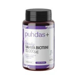 Puhdas+ Beauty Vahva Biotiini 10.000 mikrog