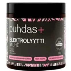 Puhdas+ Elektrolyyttijauhe Mansikka-Vadelma