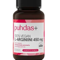 Puhdas+ Kasviperäinen L-Arginiini 450 mg