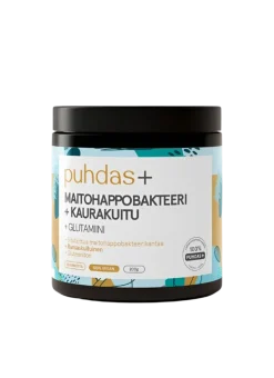 Puhdas+ Maitohappobakteeri + Kaurakuitu + Glutamiini