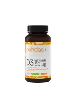 Puhdas+ Oliiviöljy D3-vitamiini 50 mikrog