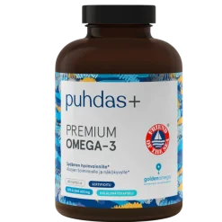 Puhdas+ Premium Omega-3 -kapselit