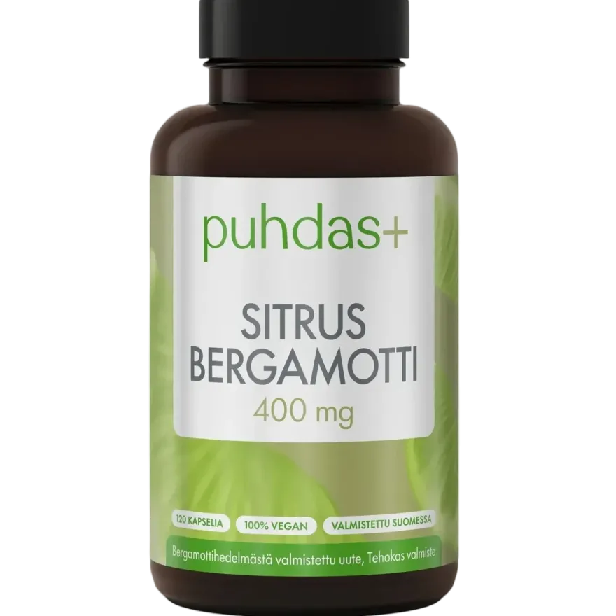 Puhdas+ Sitrus Bergamotti 400 mg