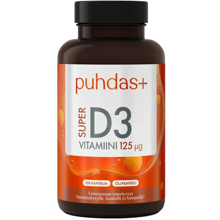 Puhdas+ Super D3-vitamiini 125 µg