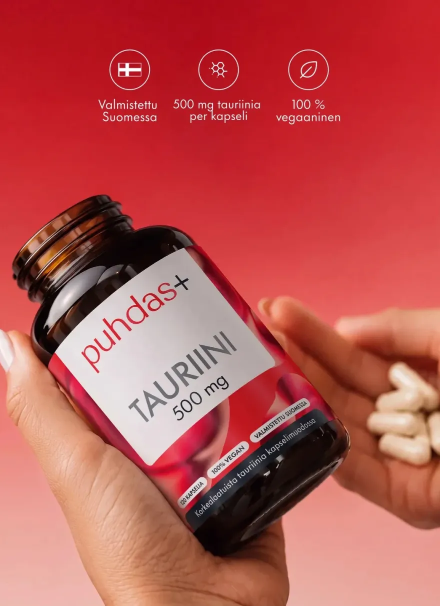 Puhdas+ Tauriini 500 mg
