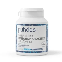 Puhdas+ Vahva Bifido Maitohappobakteeri + Glutamiini