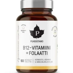 Puhdistamo B12-vitamiini + Folaatti