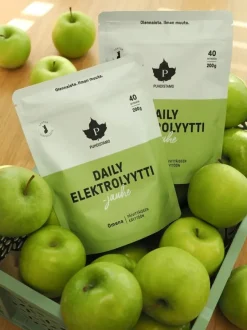 Puhdistamo Daily Elektrolyyttijauhe Omena