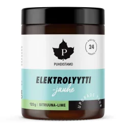 Puhdistamo Elektrolyyttijauhe Sitruuna & Lime