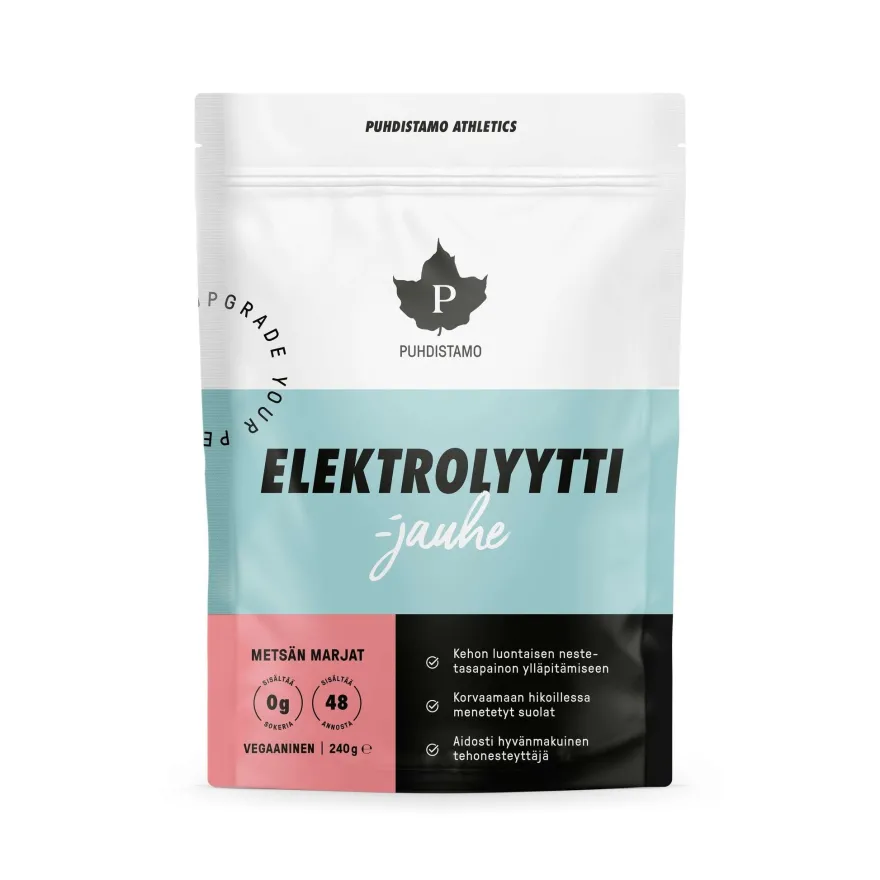 Puhdistamo Elektrolyyttijauhe Metsän marjat