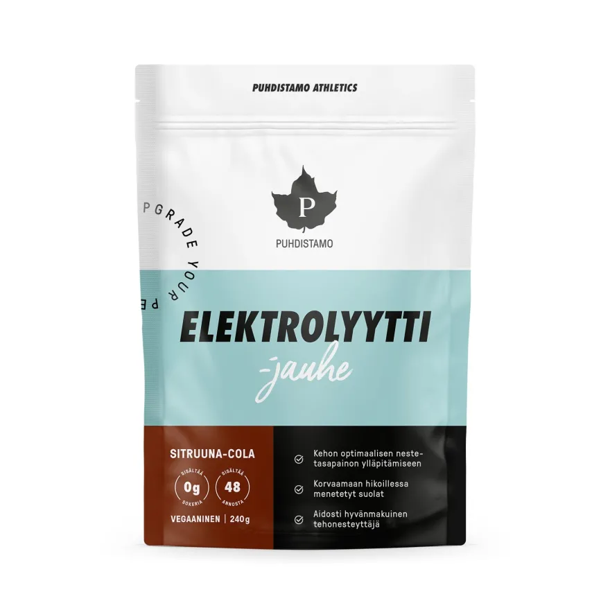 Puhdistamo Elektrolyyttijauhe Sitruuna-Cola