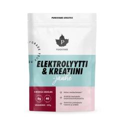 Puhdistamo Elektrolyytti & Kreatiini -jauhe Kirsikka-Vadelma