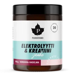 Puhdistamo Elektrolyytti & Kreatiini -jauhe Kirsikka-Vadelma