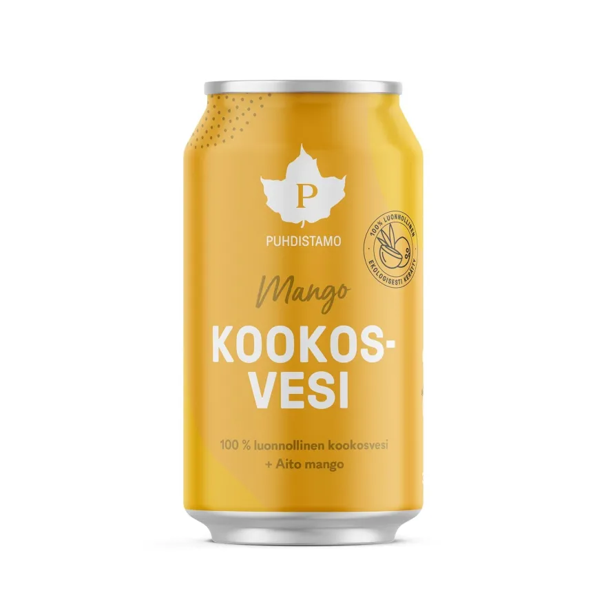 Puhdistamo Kookosvesi Mango 12-pack