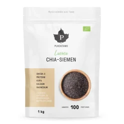 Puhdistamo Luomu Chia-siemenet