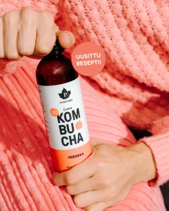 Puhdistamo Luomu Kombucha Persikka 12-pack