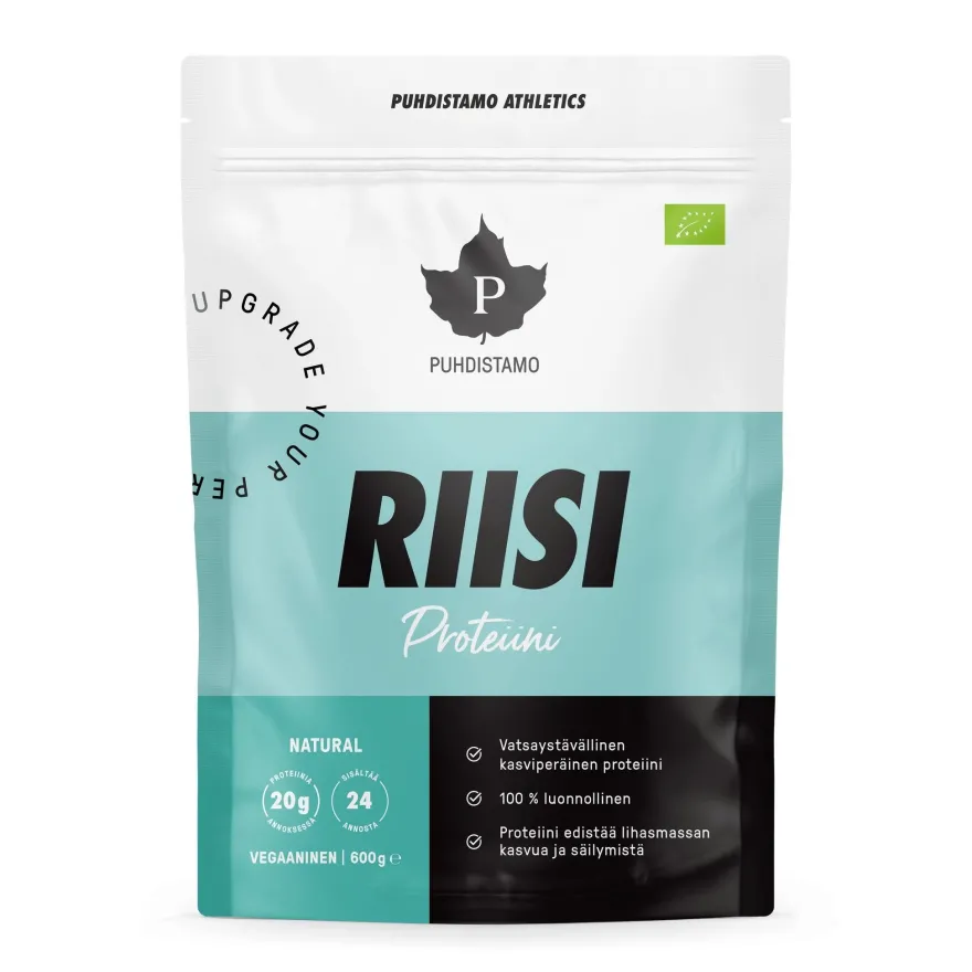 Puhdistamo Luomu Riisiproteiini Natural