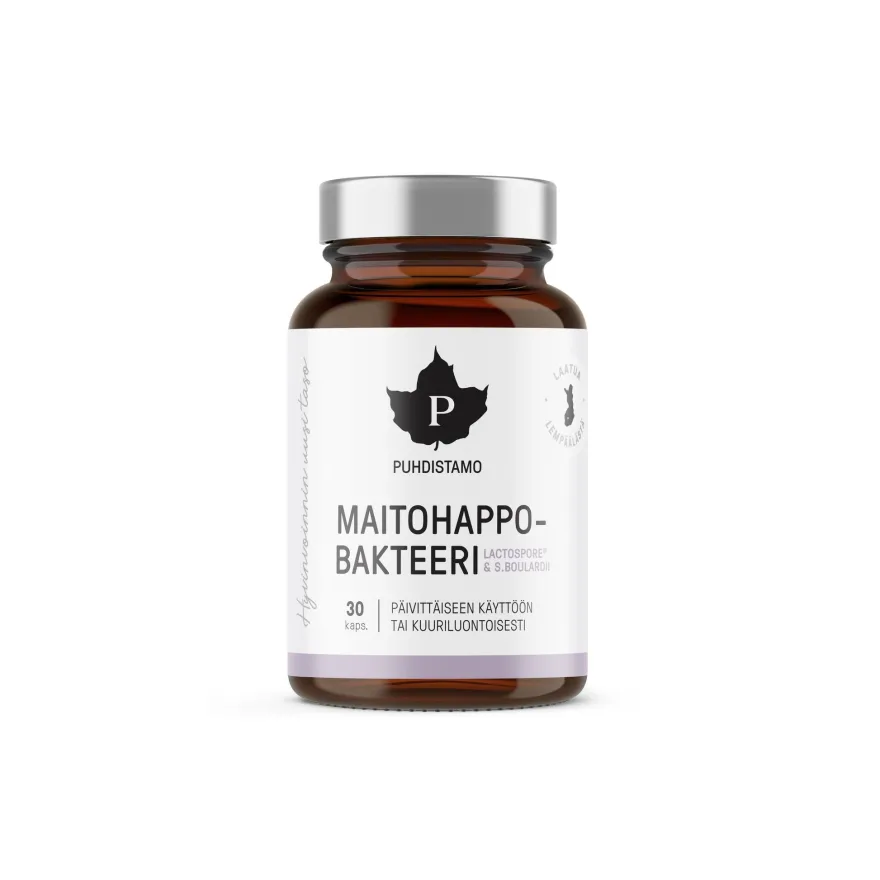 Puhdistamo Maitohappobakteeri + Boulardii