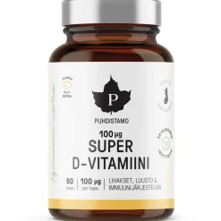 Puhdistamo Super D-vitamiini 100 mikrog