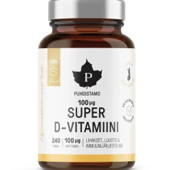 Puhdistamo Super D-vitamiini 100 mikrog